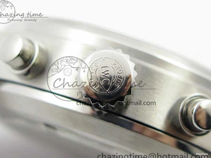 MIROTIME 0414 Pilot Chrono IW377726 ZF 1:1 Best Edition Green Dial on Brown Leather Strap A Trendsetting 7125